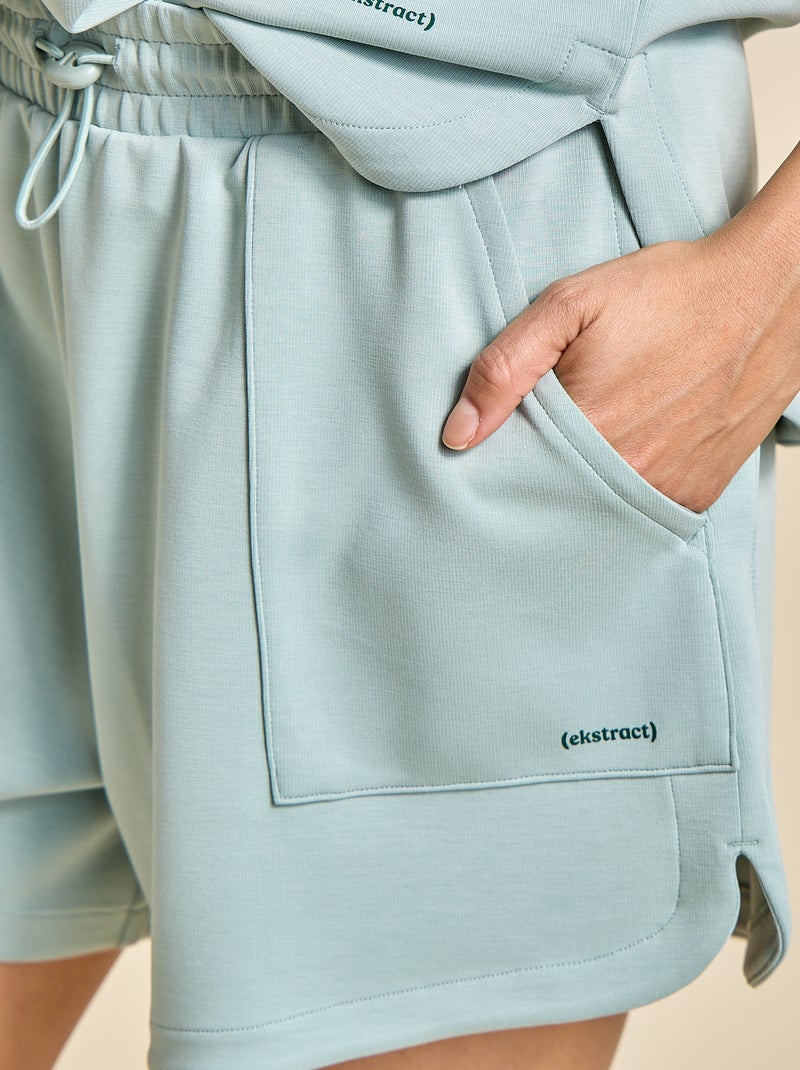 Pantalón corto deportivo oversize - (ekstract) Verde - Kiabi