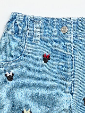 Pantalón corto \'Disney\' de vaquero bordado