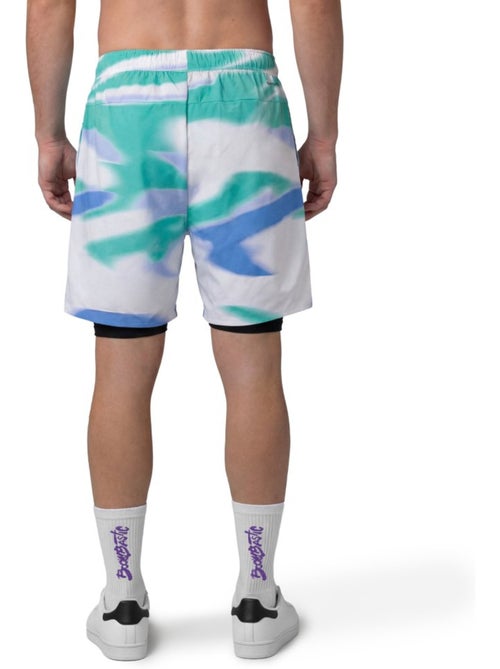 Pantalón corto doble capa boombastic hombre hombre bbc clap - Kiabi Pantalón corto doble capa boombastic hombre hombre bbc clap - Kiabi