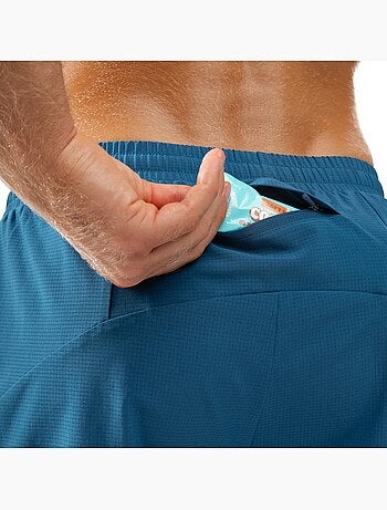Pantalón corto doble capa running hombre fitness hombre admix