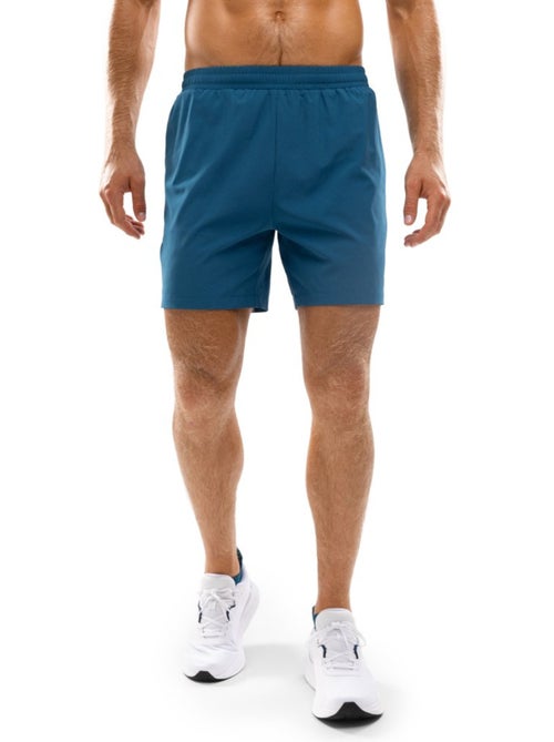 Pantalón corto doble capa running hombre fitness hombre admix - Kiabi