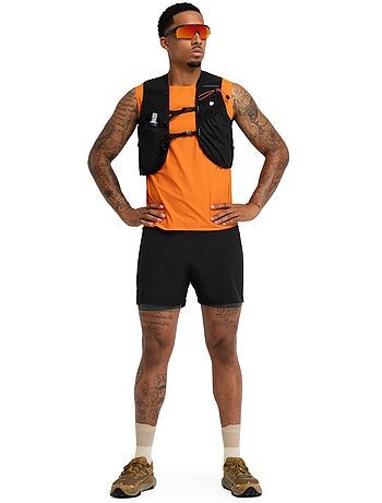 Pantalón corto doble capa trail running hombre senderismo hombre overland
