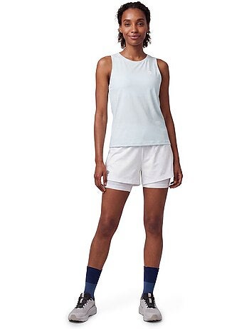 Pantalón corto doble capa trail running mujer senderismo mujer araroa-w