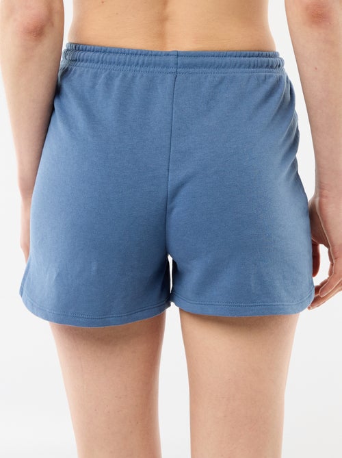 Pantalón corto en algodón liso con cordón - Kiabi