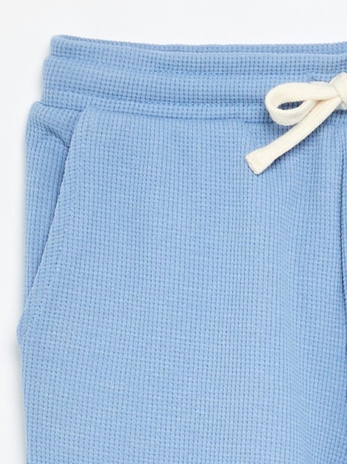 Pantalón corto en nido de abeja - Kiabi Pantalón corto en nido de abeja - Kiabi