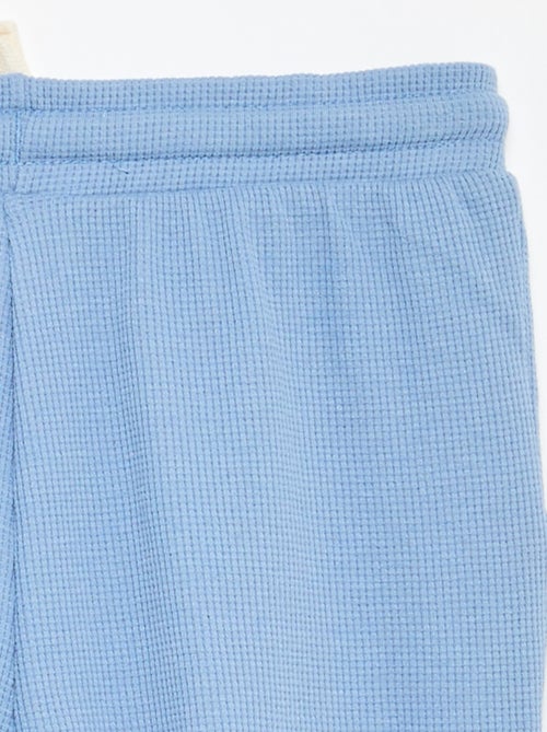 Pantalón corto en nido de abeja - Kiabi Pantalón corto en nido de abeja - Kiabi