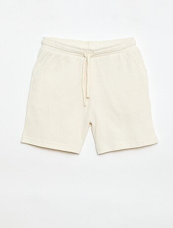 Pantalón corto en nido de abeja