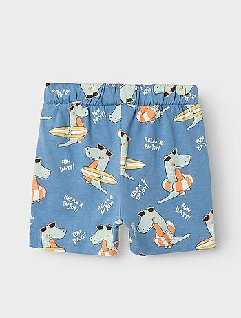 Pantalón corto estampado de dinosaurio 'Guppy'