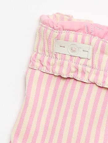 Pantalón corto estampado integral en algodón