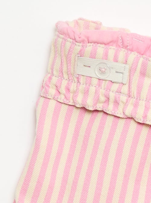 Pantalón corto estampado integral en algodón - Kiabi