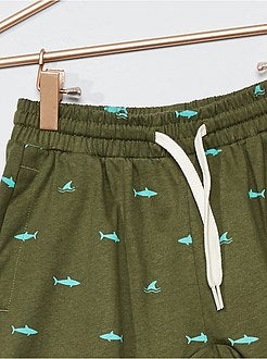 Pantalón corto estampado 'palmeras' - Kiabi