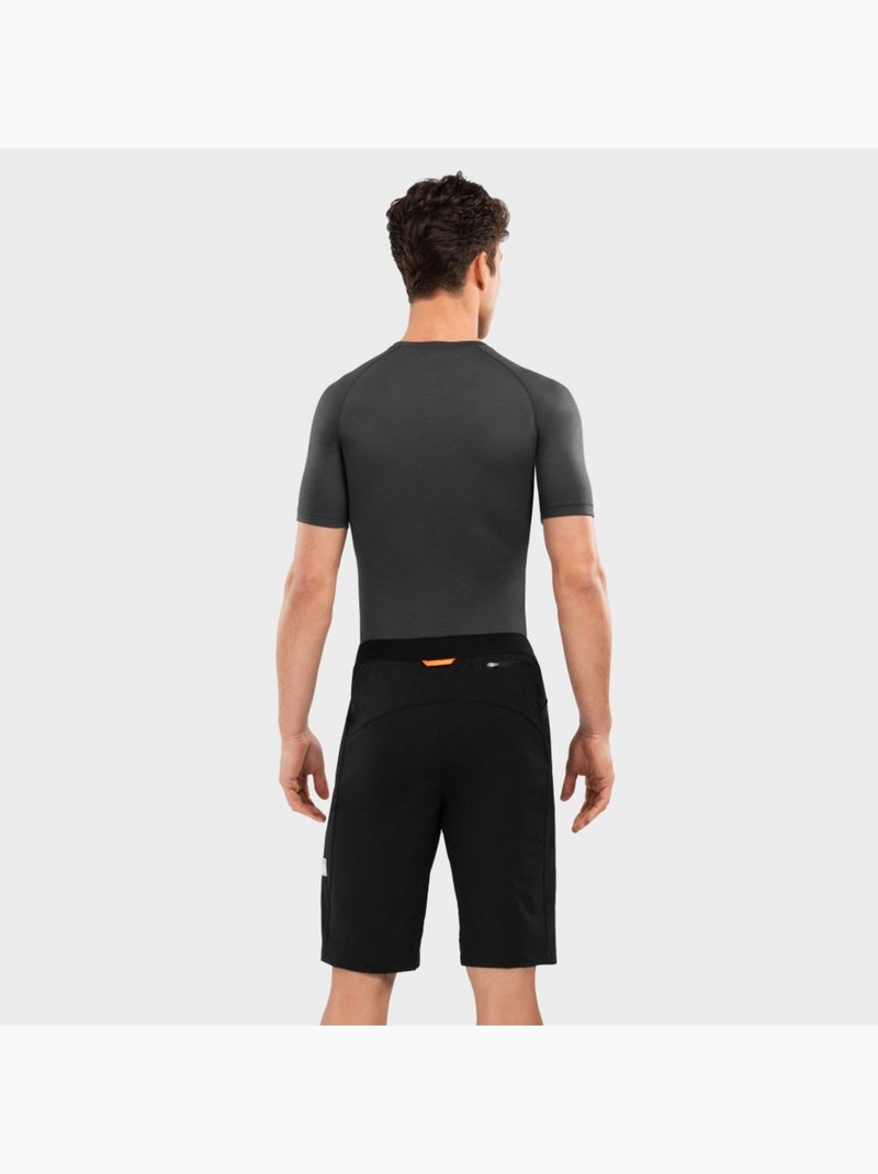 Pantalón corto gravel hombre ciclismo hombre block Negro - Kiabi