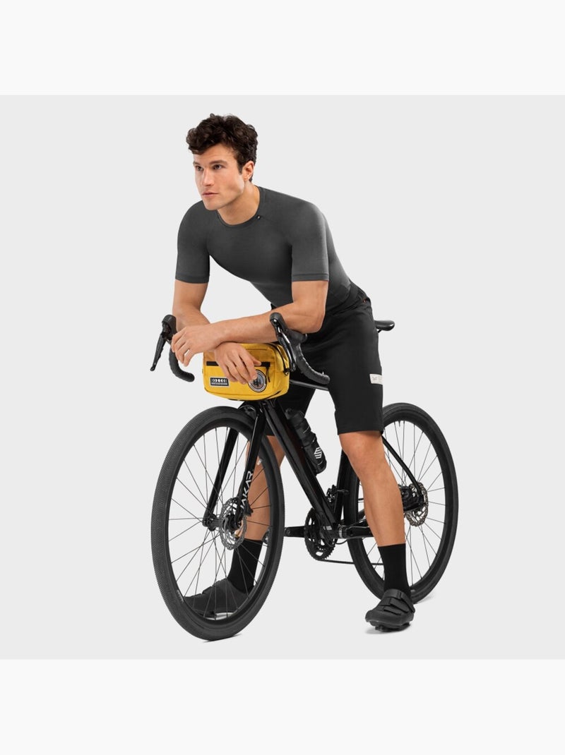 Pantalón corto gravel hombre ciclismo hombre block Negro - Kiabi