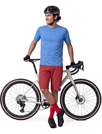 Pantalón corto gravel hombre ciclismo hombre block