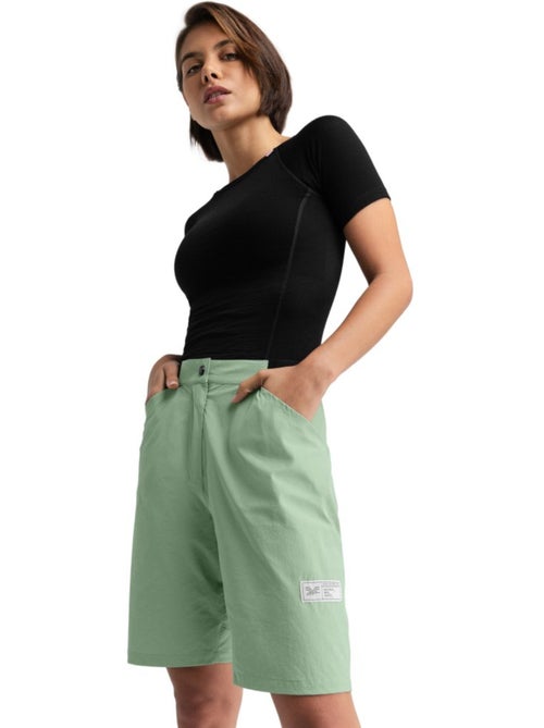 Pantalón corto gravel mujer ciclismo mujer jade - Kiabi Pantalón corto gravel mujer ciclismo mujer jade - Kiabi