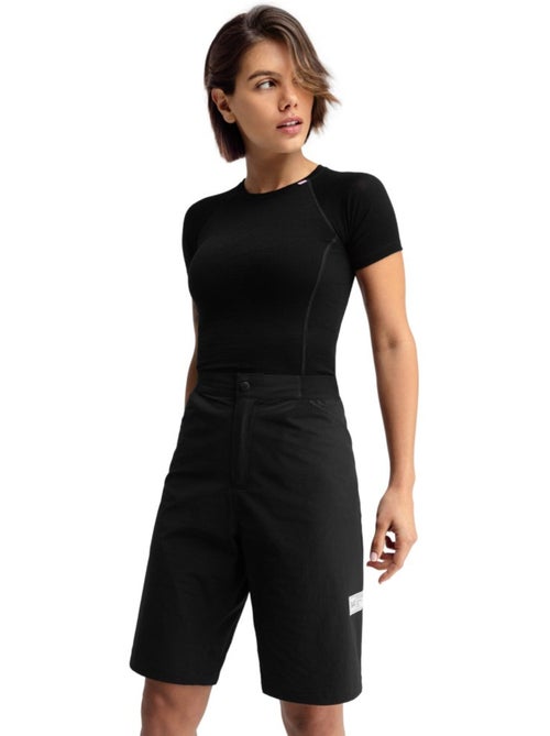 Pantalón corto gravel mujer ciclismo mujer lemur - Kiabi