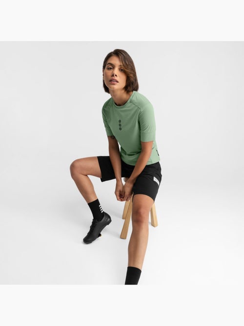 Pantalón corto gravel mujer ciclismo mujer lemur - Kiabi