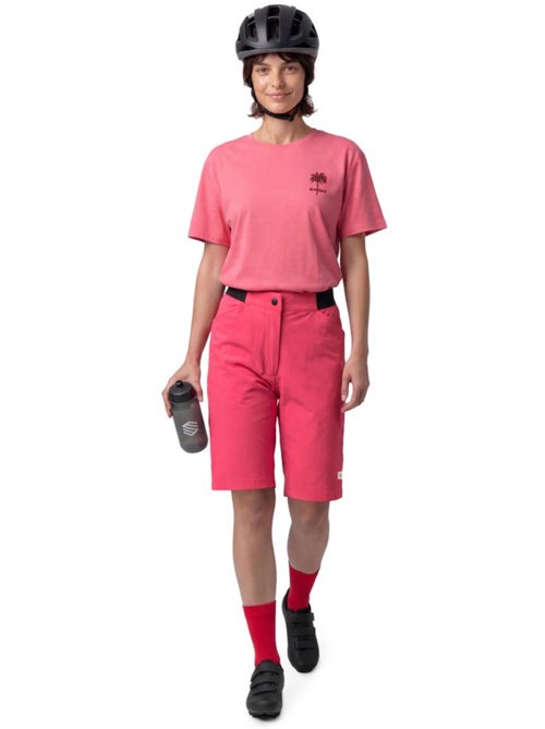 Pantalón corto gravel mujer ciclismo mujer lemur-w - Kiabi