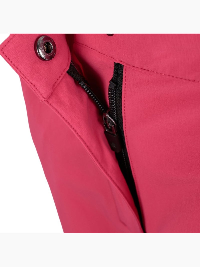 Pantalón corto gravel mujer ciclismo mujer lemur-w Rojo - Kiabi