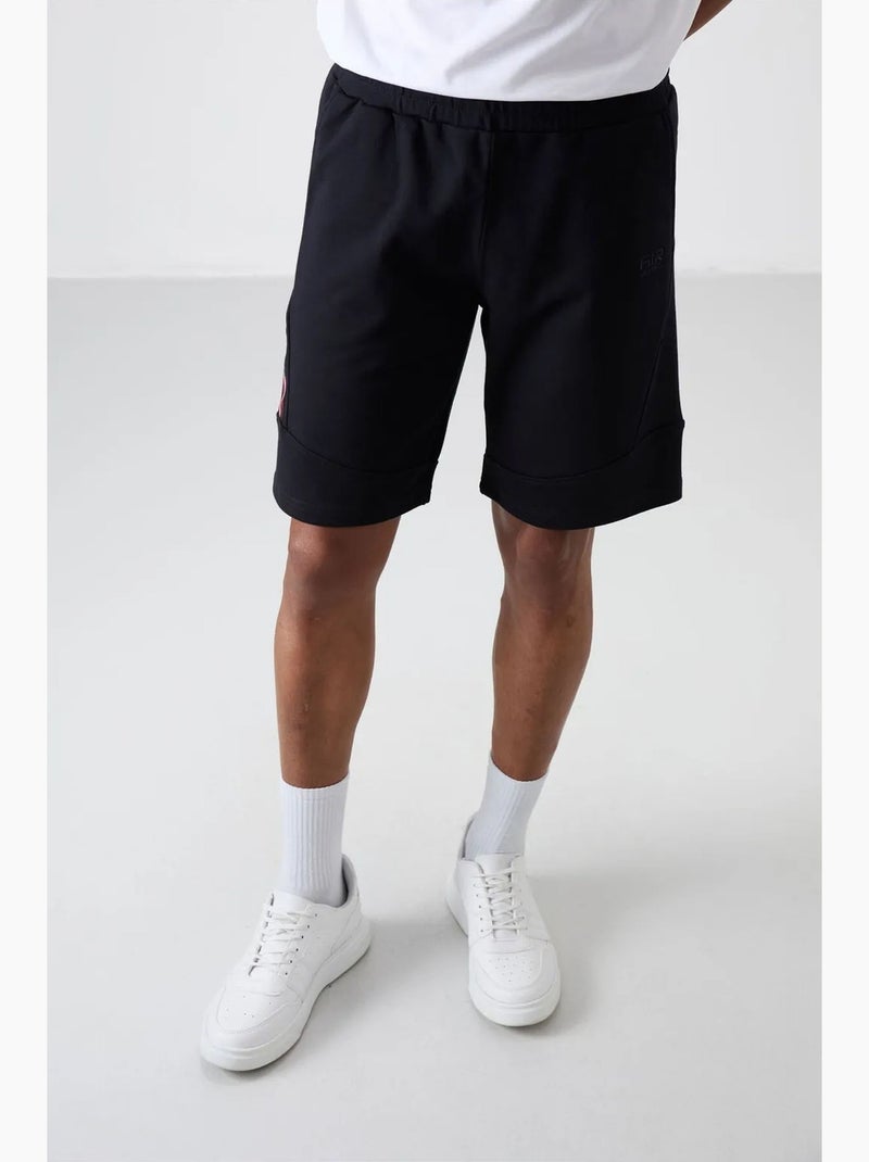 Pantalón corto jogging fácil de poner tommy Azul laguna - Kiabi