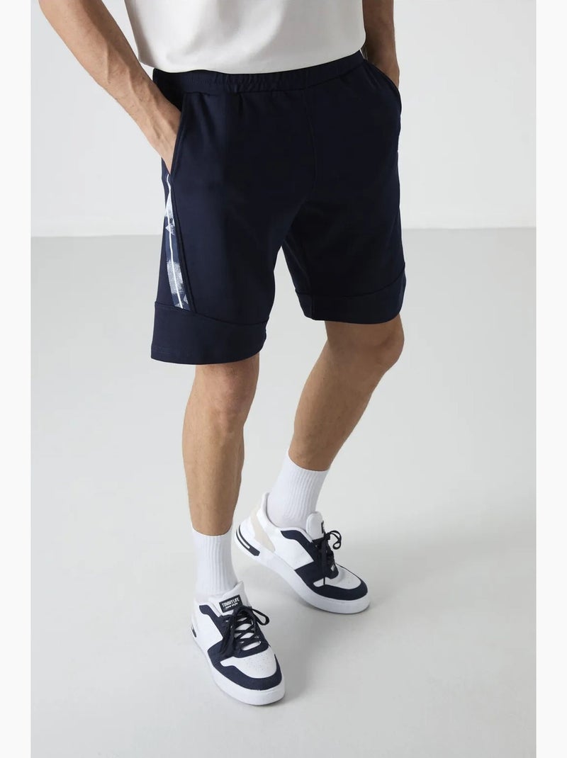 Pantalón corto jogging fácil de poner tommy Azul marino - Kiabi