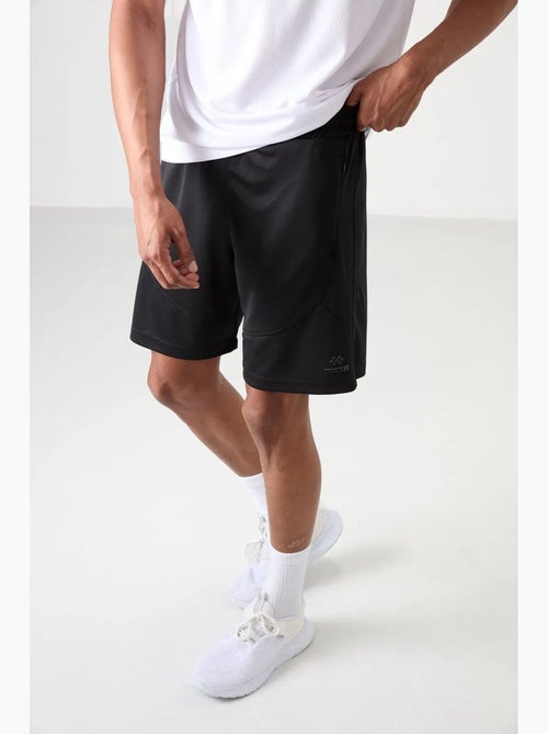 Pantalón corto jogging liso de punto tommy - Kiabi Pantalón corto jogging liso de punto tommy - Kiabi