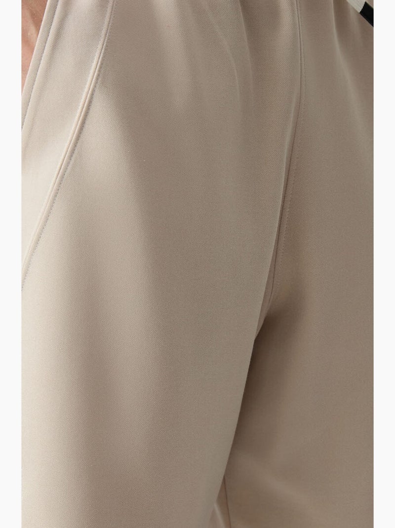 Pantalón corto jogging mezcla de algodón tommy Beige arcilla - Kiabi