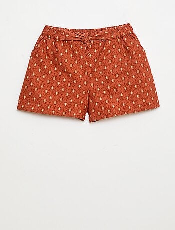 Pantalón corto ligero de algodón