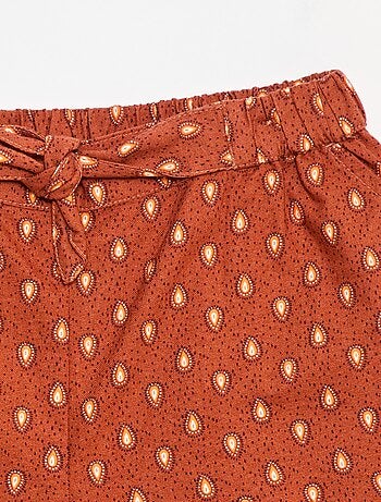 Pantalón corto ligero de algodón