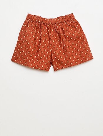 Pantalón corto ligero de algodón