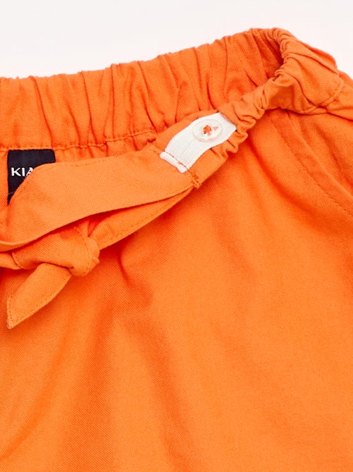 Pantalón corto ligero de algodón - Kiabi