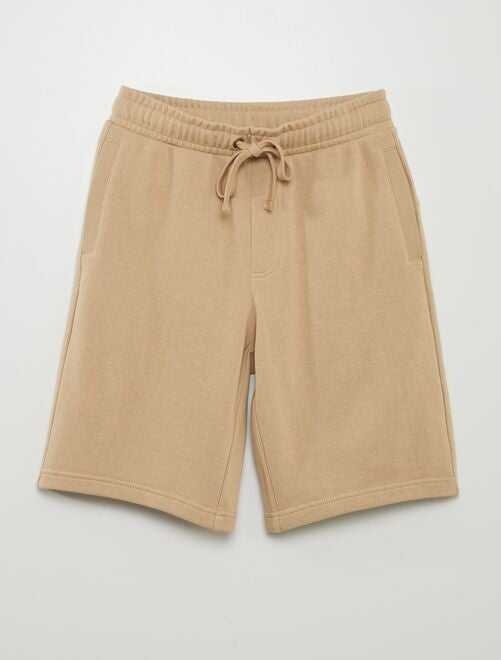 Pantalón corto ligero de chándal liso - Kiabi