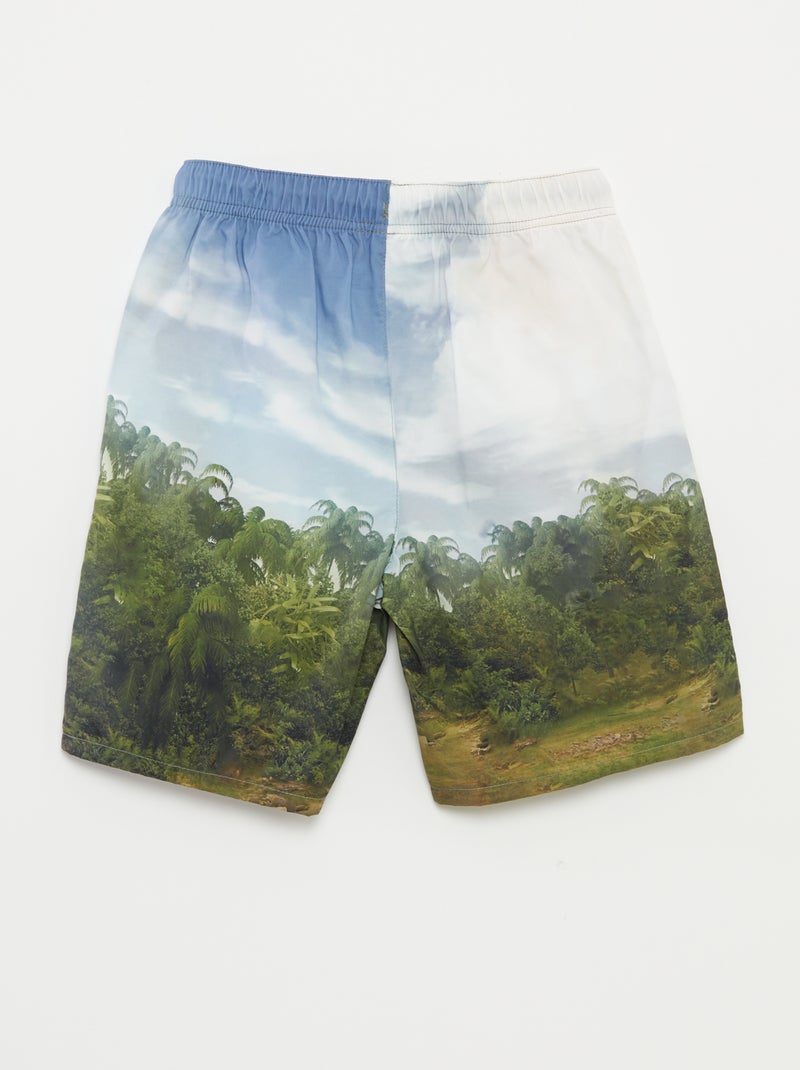 Pantalón corto ligero 'Jurassic World' AZUL - Kiabi