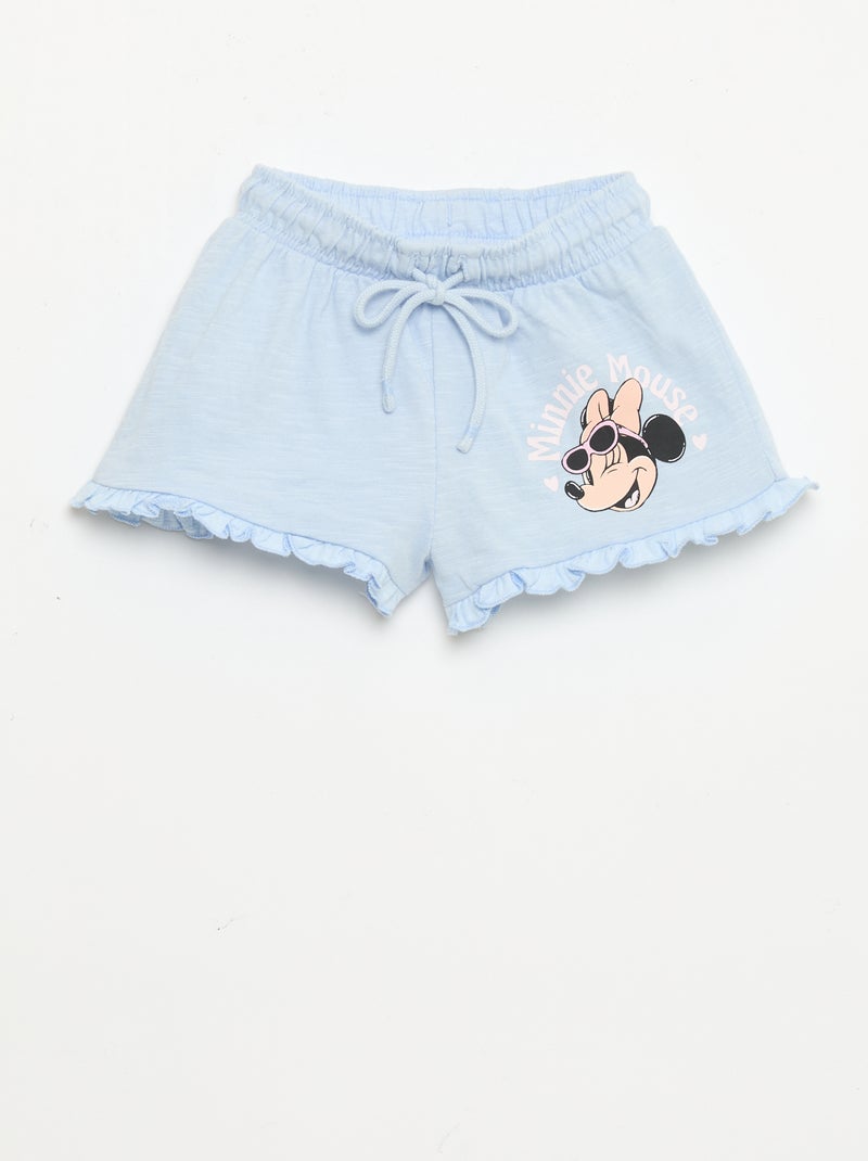Pantalón corto ligero \'Marie\' \'Disney\' Azul - Kiabi