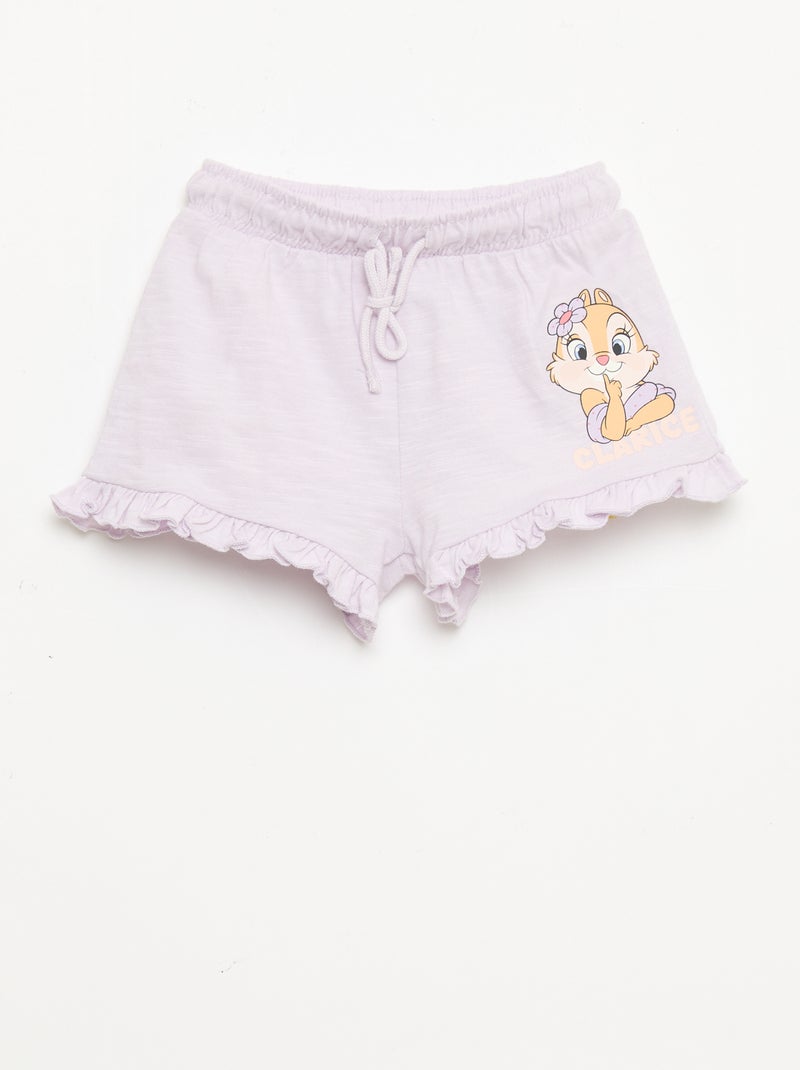 Pantalón corto ligero \'Marie\' \'Disney\' Rosa - Kiabi