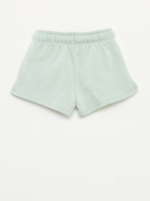 Pantalón corto liso con bolsillos - Kiabi