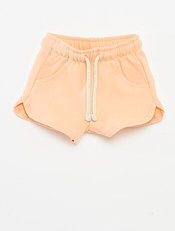 Pantalón corto liso con bolsillos