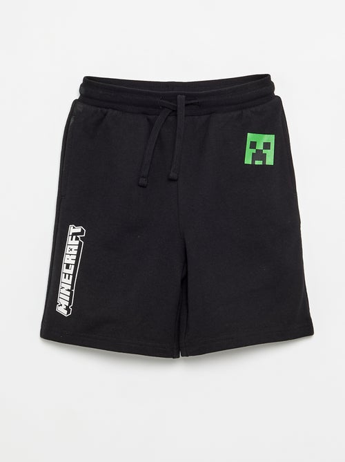 Pantalón corto 'Minecraft' de felpa sin cepillar - Kiabi
