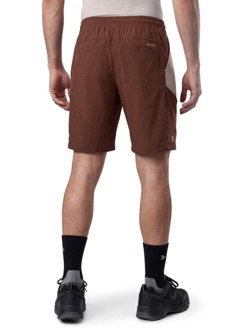 Pantalón corto montaña repelente al agua hombre hombre canmore Marrón - Kiabi