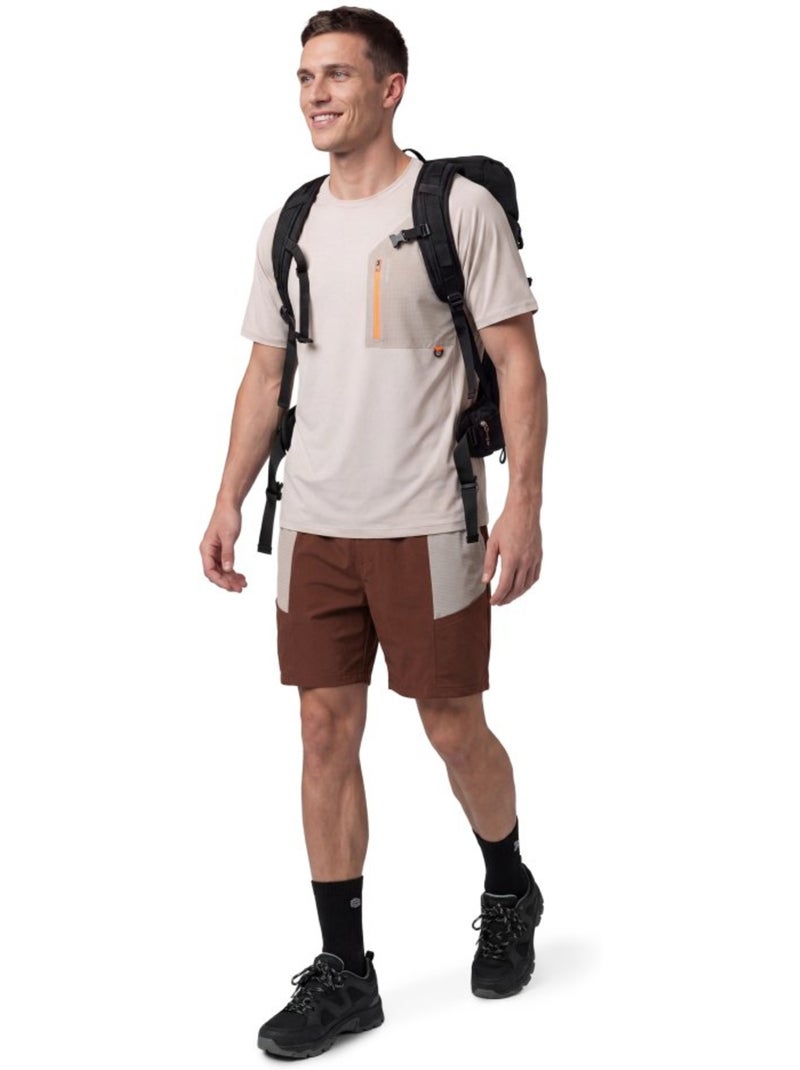 Pantalón corto montaña repelente al agua hombre hombre canmore Marrón - Kiabi