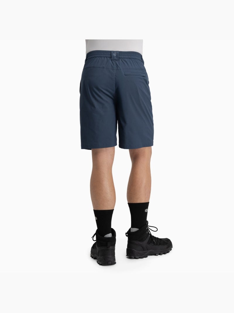 Pantalón corto montaña repelente al agua hombre senderismo hombre range Azul - Kiabi