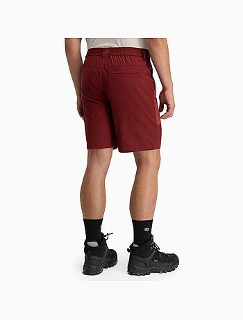 Pantalón corto montaña repelente al agua hombre senderismo hombre range maroon