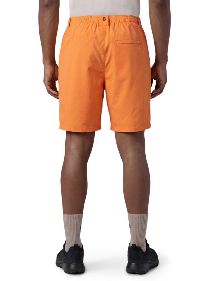 Pantalón corto montaña repelente al agua hombre senderismo hombre range Naranja - Kiabi