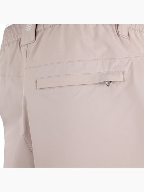 Pantalón corto montaña repelente al agua hombre senderismo hombre range sand - Kiabi