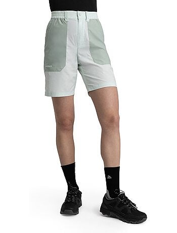 Pantalón corto montaña repelente al agua mujer senderismo mujer solara mint