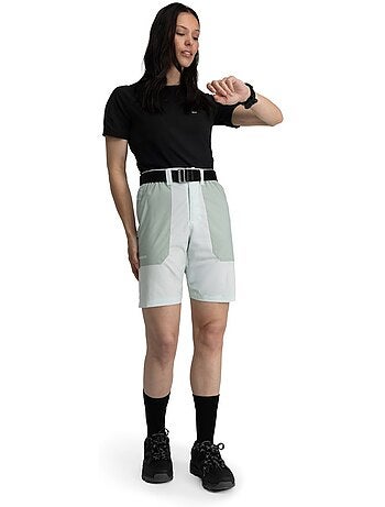 Pantalón corto montaña repelente al agua mujer senderismo mujer solara mint