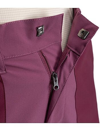 Pantalón corto montaña repelente al agua mujer senderismo mujer solara