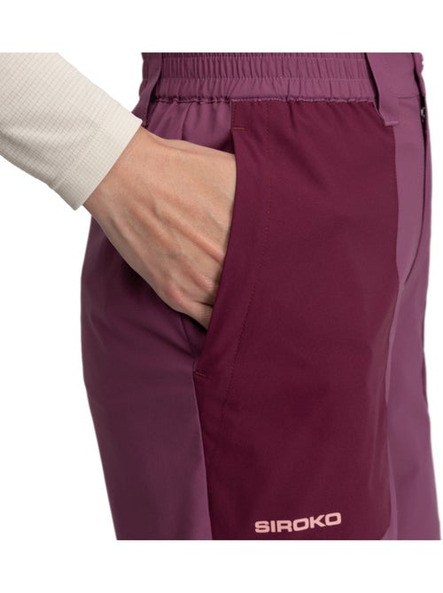 Pantalón corto montaña repelente al agua mujer senderismo mujer solara - Kiabi