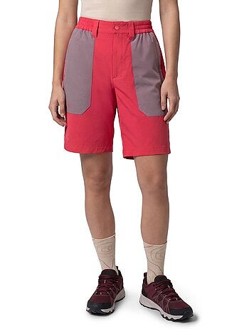 Pantalón corto montaña repelente al agua mujer senderismo mujer solara-w