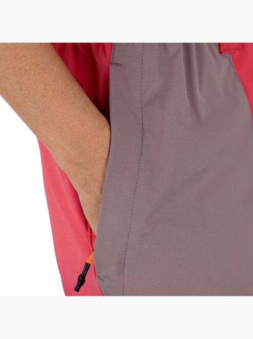 Pantalón corto montaña repelente al agua mujer senderismo mujer solara-w - Kiabi